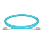 LC/LC Multi-Mode Duplex OM3 50/125 3mm LSZH – Aqua