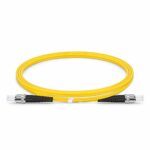 ST/ST Single-Mode Duplex 9/125 3mm LSZH – Yellow
