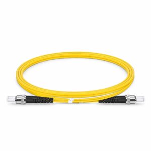 ST/ST Single-Mode Duplex 9/125 3mm LSZH – Yellow